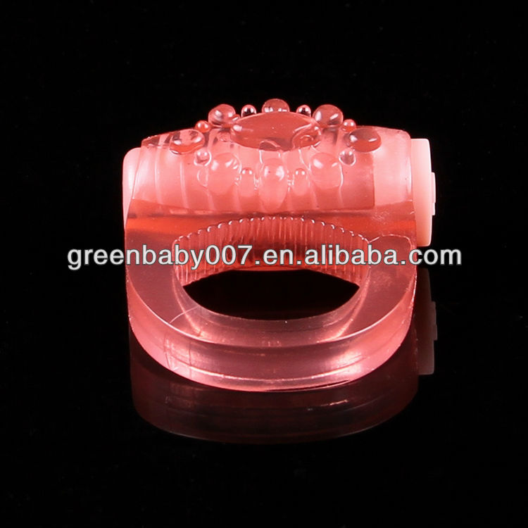 RC006 Vibrating cartoon cock shaped ring for male in sexual life